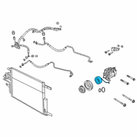 OEM 2019 Jeep Wrangler Coil-Air Conditioning Clutch Diagram - 68405116AA