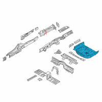 OEM Kia K900 Panel Assembly Diagram - 655233M000