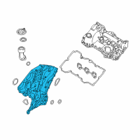 OEM 2019 Kia Stinger Cover-Timing Chain, F Diagram - 213513L100