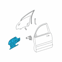 OEM 2008 Kia Optima Regulator Assembly-Front Door Diagram - 824012G010
