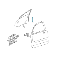 OEM 2008 Kia Optima Channel Assembly-Front Door R Diagram - 825502G000
