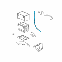 OEM 2006 Chevrolet Tahoe Cable Asm, Battery Positive Diagram - 15372005
