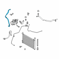 OEM 2015 Toyota Prius Plug-In Suction Hose Diagram - 88704-47090