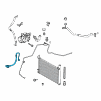 OEM 2015 Toyota Prius Plug-In Discharge Hose Diagram - 88703-47040