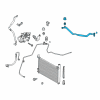 OEM 2012 Toyota Prius Suction Pipe Diagram - 88707-47041