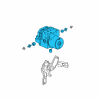 OEM 2002 Honda Civic Modulator Assembly Diagram - 57110-S5A-A60