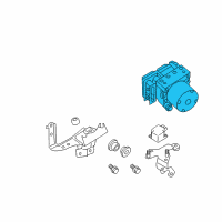 OEM Nissan Rogue Anti Skid Actuator Assembly Diagram - 47660-JM20C