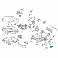 OEM 2016 Lexus LS460 Computer & Switch Assembly Diagram - 84070-50320