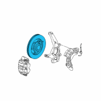 OEM 1997 Ford F-150 Rotor Diagram - YL3Z-1V125-DB