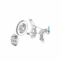 OEM Ford F-250 Super Duty Speed Sensor Diagram - XL3Z-2C204-CB