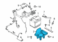 OEM 2021 Ford Mustang Mach-E TRAY ASY - BATTERY Diagram - LJ9Z-10732-A