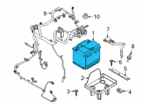 OEM 2021 Ford Mustang Mach-E Battery Diagram - BHAGM-H3