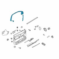 OEM 2021 Ford Expedition Window Molding Diagram - JL1Z-7851752-AA