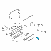 OEM 2017 Ford F-150 Window Switch Diagram - FL3Z-14529-DA