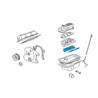 OEM Pontiac Firebird Gasket Kit, Intake Manifold Diagram - 89017819