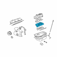 OEM Pontiac Firebird Manifold Asm, Lower Intake Diagram - 24505829