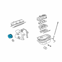 OEM 1998 Chevrolet Camaro Balancer Asm-Crankshaft Diagram - 12563281