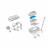 OEM 2002 Pontiac Firebird Manifold Gasket Diagram - 24504789