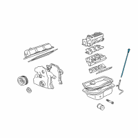 OEM 1995 Chevrolet Camaro Indicator Asm, Oil Level Diagram - 24505407