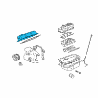 OEM 1995 Chevrolet Camaro COVER, Engine Valve Rocker & Camshaft Diagram - 89017480