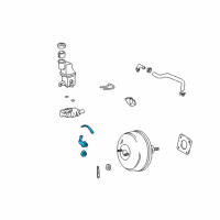 OEM 2001 Toyota Highlander Booster Assembly, Brake Diagram - 44610-48151