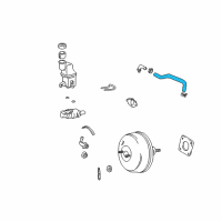 OEM Toyota Highlander Hose, Union To Check Valve Diagram - 44773-48080