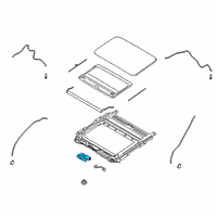 OEM 2022 Hyundai Palisade Motor Assembly-Sunroof Diagram - 81680-S8000