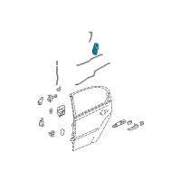 OEM Chevrolet Malibu Latch Diagram - 15891970