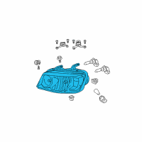 OEM Toyota Highlander Composite Assembly Diagram - 81130-48280