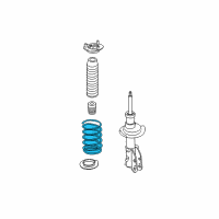 OEM 2009 Ford Edge Coil Spring Diagram - 7T4Z-5310-A