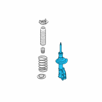 OEM 2011 Lincoln MKX Strut Diagram - BT4Z-18124-EC