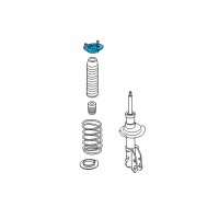 OEM 2007 Lincoln MKX Upper Mount Diagram - 7T4Z-18183-A