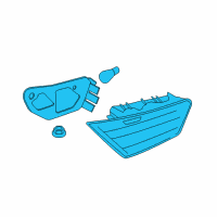 OEM BMW 650i xDrive Gran Coupe Rear Light In Trunk Lid, Right Diagram - 63-21-7-210-580