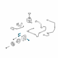 OEM 2016 Chevrolet Caprice Mount Bracket Bolt Diagram - 92138979