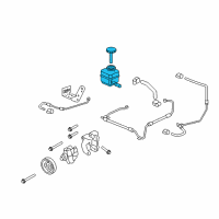 OEM 2004 Pontiac GTO Reservoir Assembly Diagram - 92202130