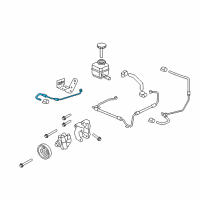 OEM 2008 Pontiac G8 Pipe, P/S Gear Outlet Diagram - 92219047