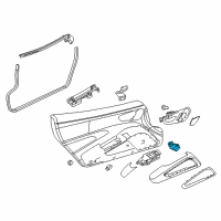 OEM Dodge Viper Switch-Door Lock Diagram - 1YK34DX9AA