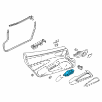 OEM Dodge Viper Switch-Power Window Diagram - 5035279AC