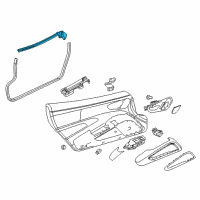 OEM 2017 Dodge Viper WEATHERSTRIP-Door Belt Diagram - 68096406AD