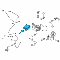 OEM Ford Vapor Canister Diagram - GV6Z-9D653-B