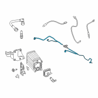 OEM 2015 Lincoln Navigator Connector Hose Diagram - 9L1Z-9C015-C