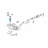 OEM Pontiac Fuel Pump Diagram - 25322894