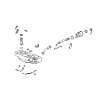 OEM Oldsmobile Fuel Gauge Sending Unit Diagram - 25322887