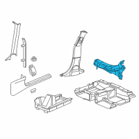 OEM 2017 Dodge Charger Molding-Door SILL Diagram - 1KL40DX9AG