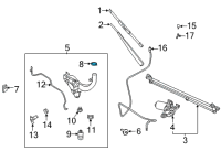 OEM Ford F-150 CAP - WASHER RESERVOIR Diagram - ML3Z-17632-A