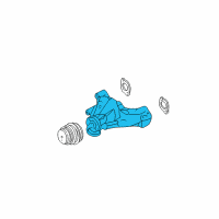 OEM 1989 Chevrolet P30 Water Pump Diagram - 12708487