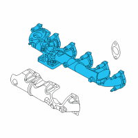 OEM 2013 Ram 3500 Exhaust Manifold Diagram - 68002432AC