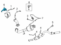 OEM 2022 GMC Sierra 3500 HD Upper Nox Sensor Diagram - 12708005