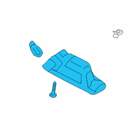 OEM 2019 Hyundai Kona Lamp Assembly-License Plate Diagram - 92501-J9100