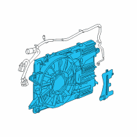 OEM 2017 Chevrolet Malibu Fan Assembly Diagram - 84297679